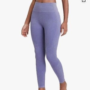 JoyLab Women's High-Rise Ribbed Seamless 7/8 Leggings